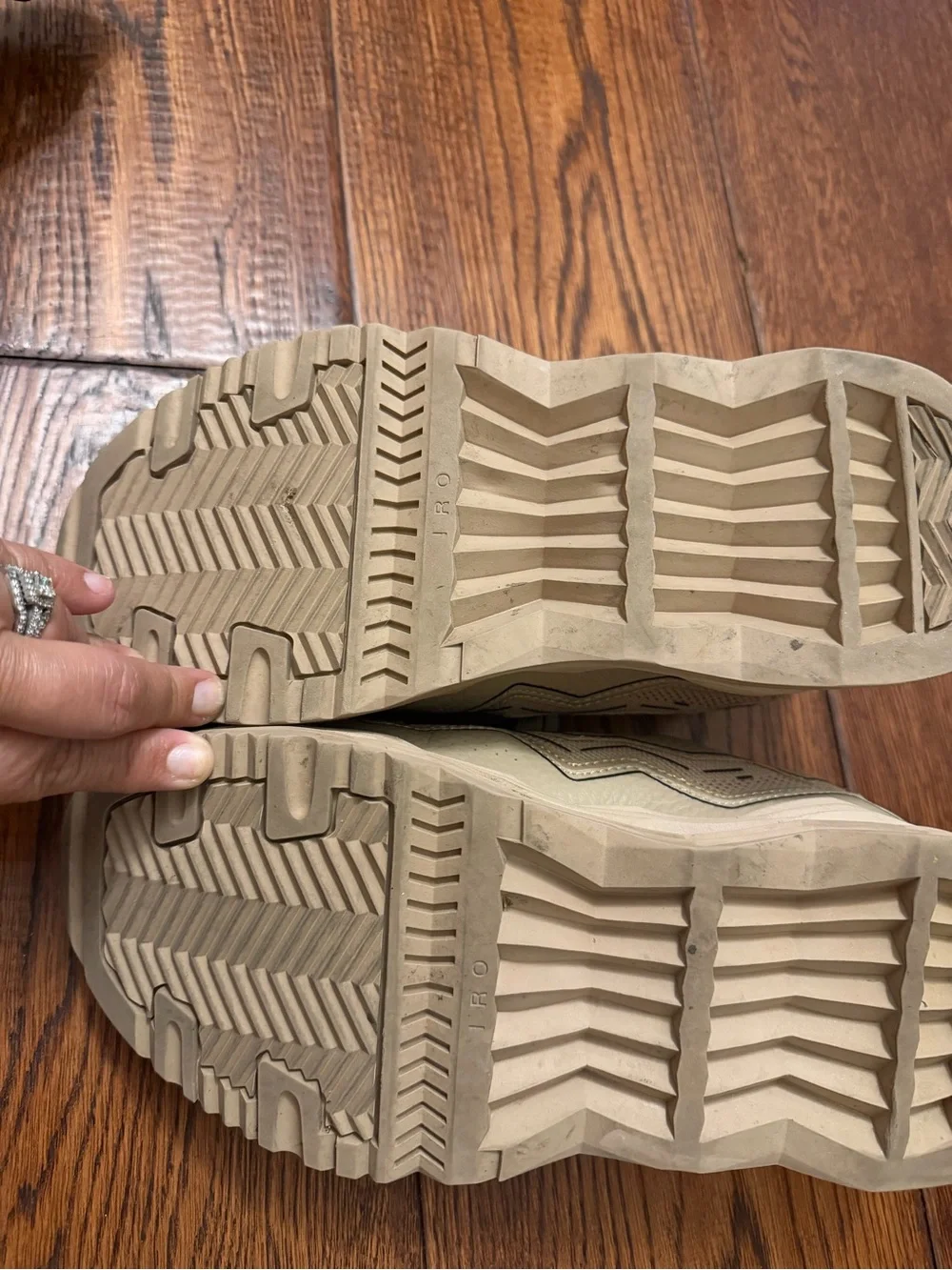 IRO Chunky Platform Sneakers in Tan